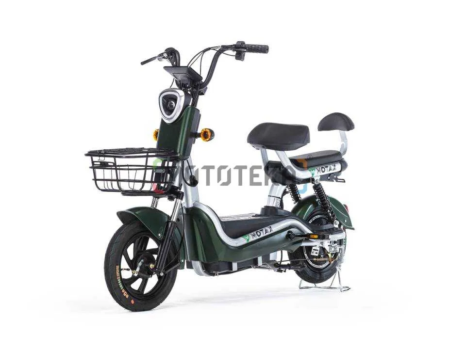 Электроскутер Motax (Мотакс) E - NOT LUX 48V20A серый/зелёный