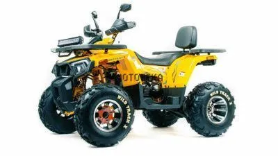 Квадроцикл MotoLand (Мотолэнд) VOX200 WILD TRACK X PRO (баланс. вал) желтый (машинокомплект)