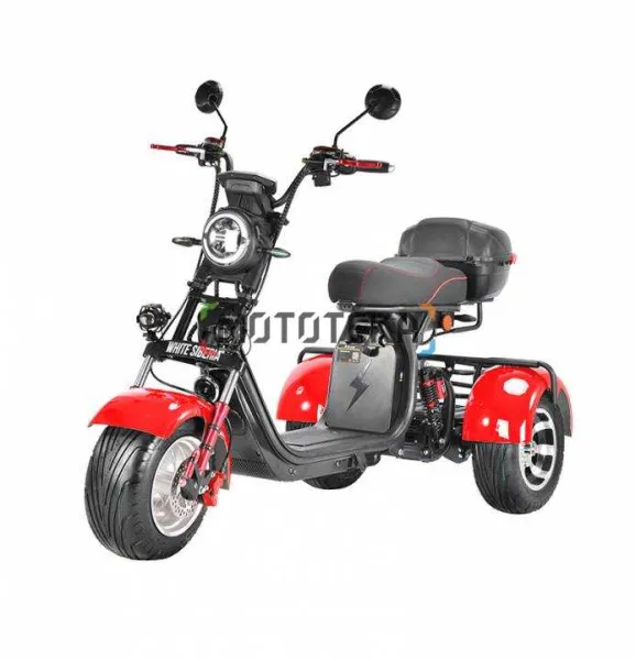 Электротрицикл White Siberia (Белая Сибирь) PRO TRIKE 3000W RED