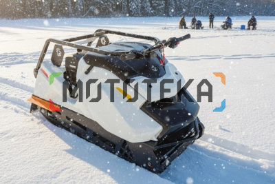 Мотобуксировщик Спутник Хищник 15 л.с.. катковая