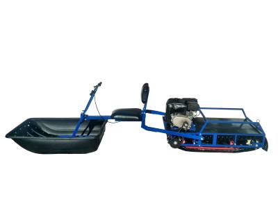 Мотобуксировщик с санным модулем Снежный регион Альбатрос XL 8 Lifan 8 л.с., с фарой, тележки Мотобуксировщик с санным модулем Снежный регион Альбатрос XL 8 Lifan 8 л.с., с фарой, тележки