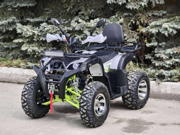 Квадроцикл R - MOTO (Р - Мото) Lion 200 X PRO с лебёдкой белый (машинокомплект) | Мототека Квадроцикл R - MOTO (Р - Мото) Lion 200 X PRO с лебёдкой белый (машинокомплект) | Мототека