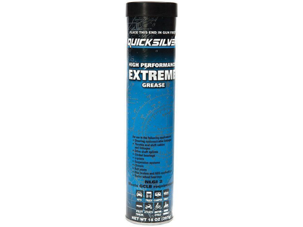 Смазка Quicksilver (Квиксильвер) High Performance Extreme для шлицевых соединений (397гр) Смазка Quicksilver (Квиксильвер) High Performance Extreme для шлицевых соединений (397гр)