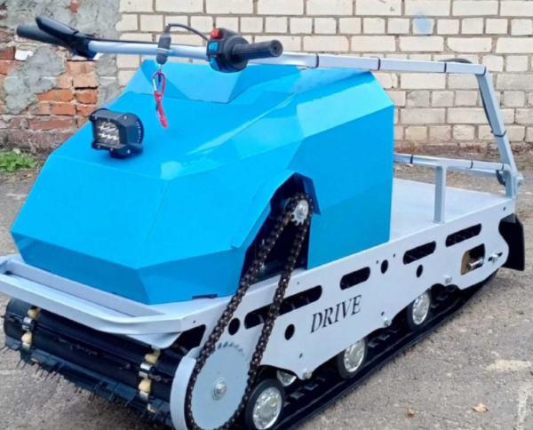 Мотобуксировщик Спутник Драйв 15 л.с.. катковая | Мототека