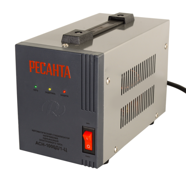 Стабилизатор напряжения Ресанта АСН-1000Д/1-Ц Стабилизатор напряжения Ресанта АСН-1000Д/1-Ц